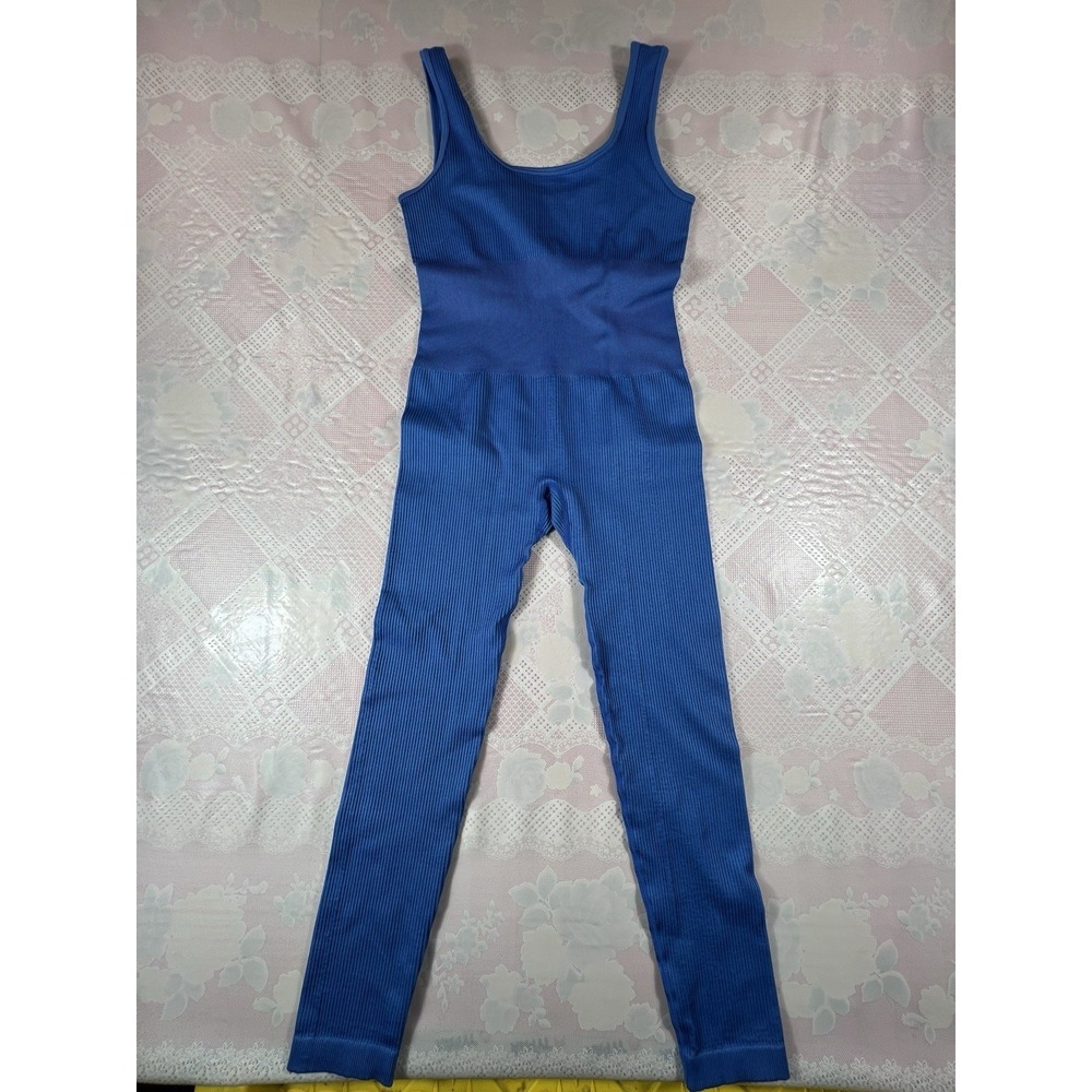 jumpsuit for women Size M Blue Elastic Compressions